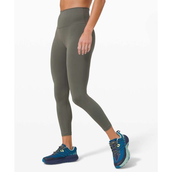 Lululemon Wunder Train High‑Rise Tight 25” Everlux Size 4 Grey Sage - Picture 7 of 8